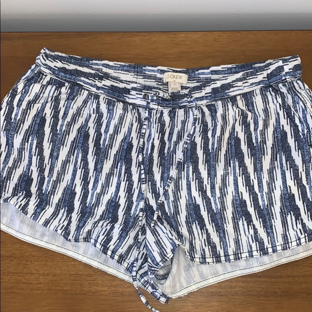 J. Crew Drawstring Elastic Shorts (Size M)